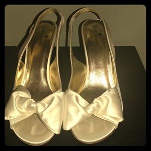Kate Spade Wedding Kitten heel open toe